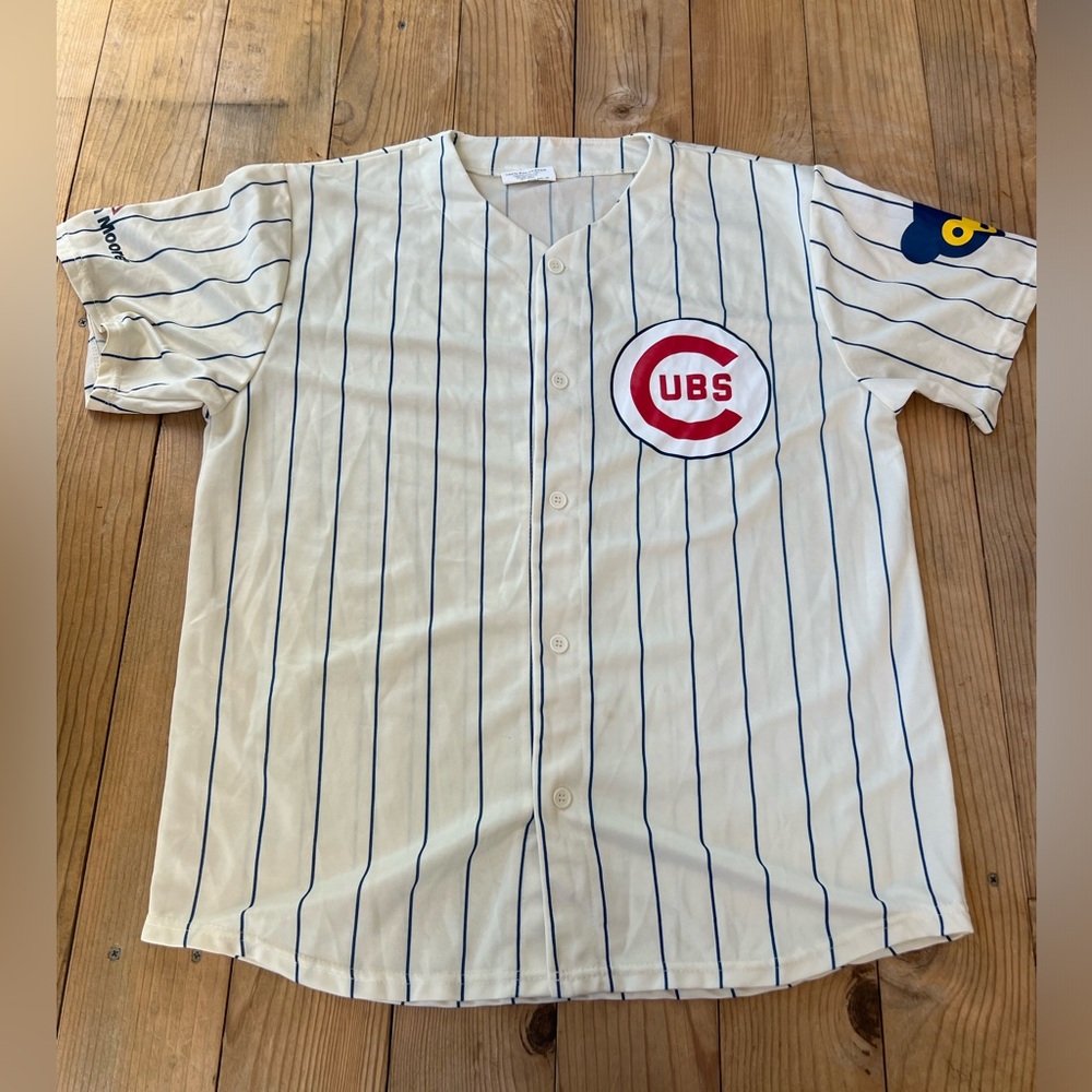 Vintage Chicago Cubs Pinstripes Baseball Jersey Size XL